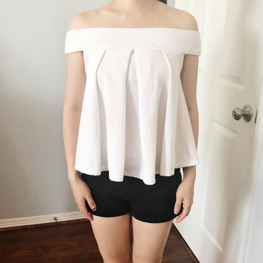 Free people super cute off shoulder top